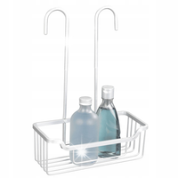 PÓŁKA ŁAZIENKOWA POD PRYSZNIC BIAŁA ALUMINIOWA CADDY MILO WENKO 14X25X36