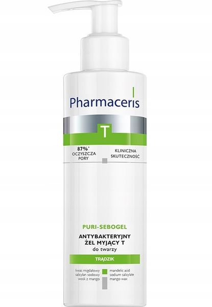 PHARMACERIS T PURI-SEBOGEL 190 ml żel do twarzy zdjęcie 1