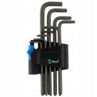 ZESTAW KLUCZY TRZPIENIOWYCH TORX, DŁUGICH, 9 CZ. 05024450001 WERA