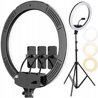 2 x Lampa fotograficzna Alogy Ring M45 kosmetyczna do zdjęć makijażu