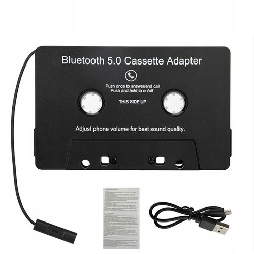 ADAPTER KASETY BLUETOOTH5.0 AUTA AUDIO ODBIORNIK na Arena.pl