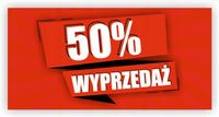 BANER OCZKOWANY reklamowy plandeka 300x150 cm WYPRZEDAŻ 50% Twoje Logo