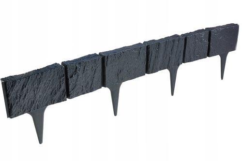 390 cm Piękna PALISADA OGRODOWA Szeroki Rant STEIN Kamień Łupany na Arena.pl