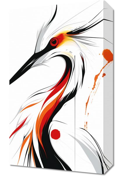 Obraz 30x50cm Bocian zdjęcie 1