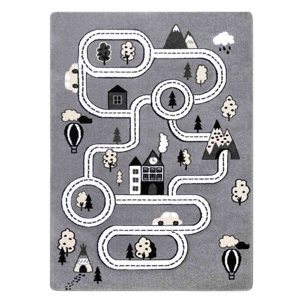 RUG/LU/TINIES/TOWN/GREY/80x150 zdjęcie 1