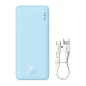 powerbank baseus airpow 20000mah 20w (niebieski)