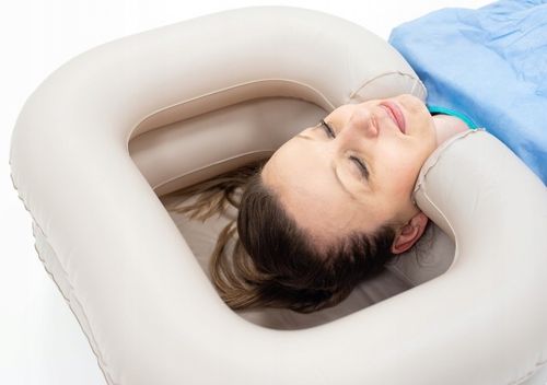 Basen do mycia GŁOWY w łóżku + PRYSZNIC + POMPKA basen EASY SHOWER / TIMAGO na Arena.pl