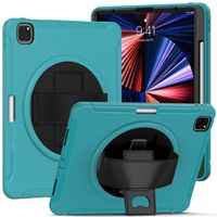 Etui do iPad Air5/Air4 10.9" z Podstawką i Miejscem na Rysik Turkusowe