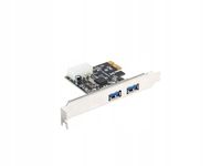 2 x LANBERG karta PCI Ex 2 porty USB 3.1 +low profile