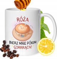 Kubek Dla Róży Koleżanki Przyjaciółki Żony Prezent Z Nadrukiem Biały 330Ml