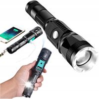Latarka LED ZOOM Super Jasna, Regulowane Skupienie Idealna na Każdą Okazję
