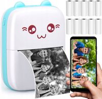 APARAT NATYCHMIASTOWY DRUKARKA DO ZDJĘĆ DRUKUŚ DLA DZIECI ZESTAW 11 ROLEK