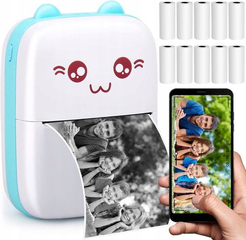APARAT NATYCHMIASTOWY DRUKARKA DO ZDJĘĆ DRUKUŚ DLA DZIECI ZESTAW 11 ROLEK na Arena.pl