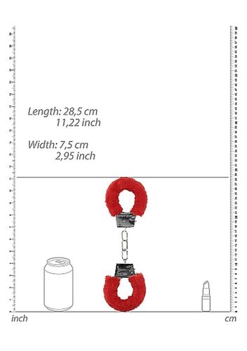 Beginner""S Handcuffs Furry - Red na Arena.pl