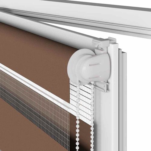 Roleta zebra, brzozowa, szerokość tkaniny 100,9 cm, poliester na Arena.pl