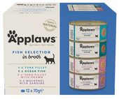 Applaws puszki dla kota Multipack Fish 12x70g