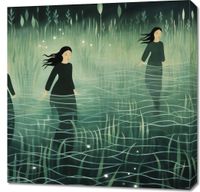 Obraz 70x70cm Pośród Ciszy