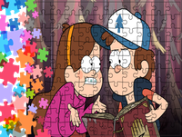 Puzzle tradycyjne - Wodogrzmoty Małe/Gravity Falls