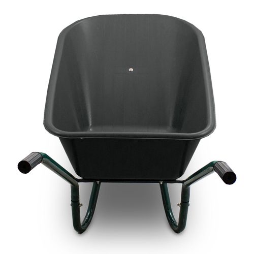 Taczka ogrodowa 100L 250kg misa PVC zielone koło PU na Arena.pl