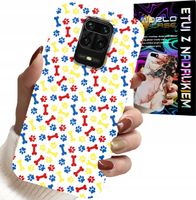 ETUI DO XIAOMI NOTE 9 PRO / 9S - ŁAPKI KOŚCI PIES PATROL BAJKI + SZKŁO