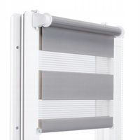 ROLETA DZIEŃ NOC 63x150 CM Z NAPINACZEM KOLORY