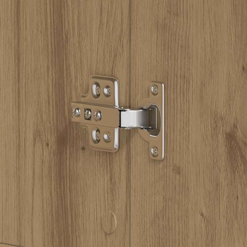 Szafka na buty Brązowy 80 x 39 x 180 cm Materiał drewnopochodny na Arena.pl