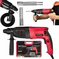 Młot udarowy 2650w 230v sds-plus 1300 rpm 5500/min uderzeń 3w1 KD1510