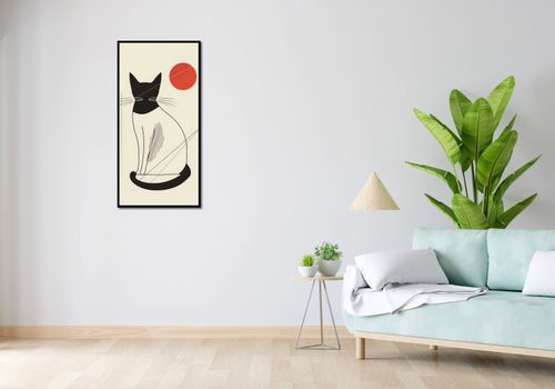 Plakat 50x100cm Czerwony Krąg na Arena.pl