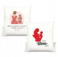Poduszka z nadrukiem PREZENT BEST MOM EVER