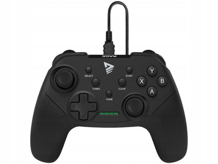 KONTROLER GAMEPAD PAD DO PC PS3 SAVIO RAGE PRZEWODOWY USB 2.0 1,8M WIBRACJE zdjęcie 3