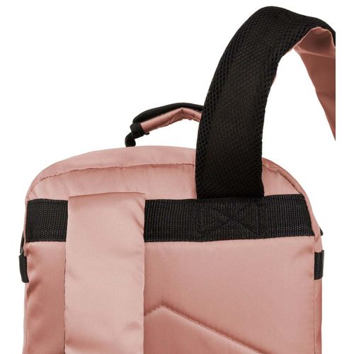 pojemny, podróżny plecak kabinowy z portem usb w różowym kolorze na Arena.pl