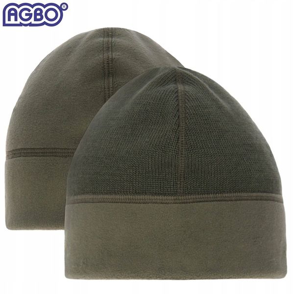 CZAPKA ZIMOWA WOJSKOWA WP WZ.420Z-MON Wełna MERINO Dwustronna Olive zdjęcie 2