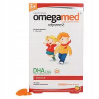 OMEGAMED ODPORNOŚĆ DHA Z ALG od 3 lat dla dzieci 30 pastylek żelowych