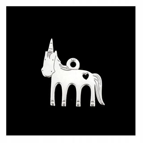 Bransoletka dla Dziewczynki Jednorożec Koń Srebro na Arena.pl