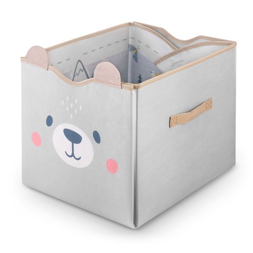 Pojemnik na zabawki i mata NK-408 Nukido - szary na Arena.pl