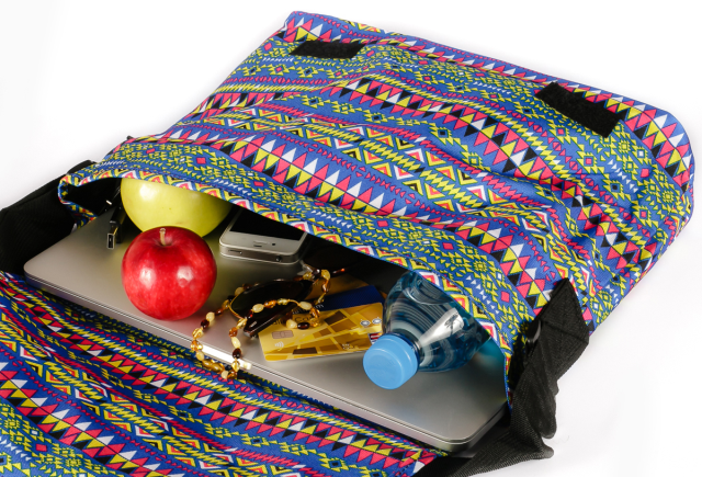 materiałowa torba na laptopa do 15 cali - loren zdjęcie 4