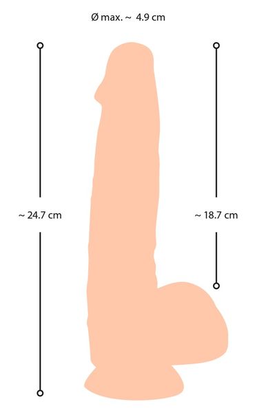 Ns Dildo With Movable Skin 25 zdjęcie 3