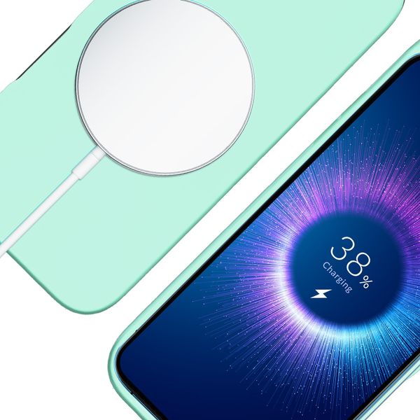 apple iphone 16 - 3mk hardy magsilicone teal zdjęcie 5