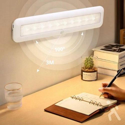 LETHE Akumulatorowa lampka Led podszafkowa 30,5cm czujnik ruchu i zmierzchu na Arena.pl