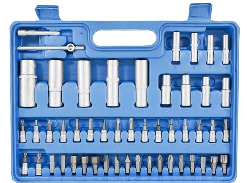 ZESTAW NARZĘDZI KLUCZY NASADOWYCH 108 KLUCZE NASADOWE 1/4" 1/2" BITY TORX na Arena.pl