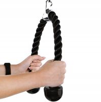 Sznur Uchwyt Lina do Wyciągu Atlasu Górnego Dolnego na Triceps do Ćwiczeń