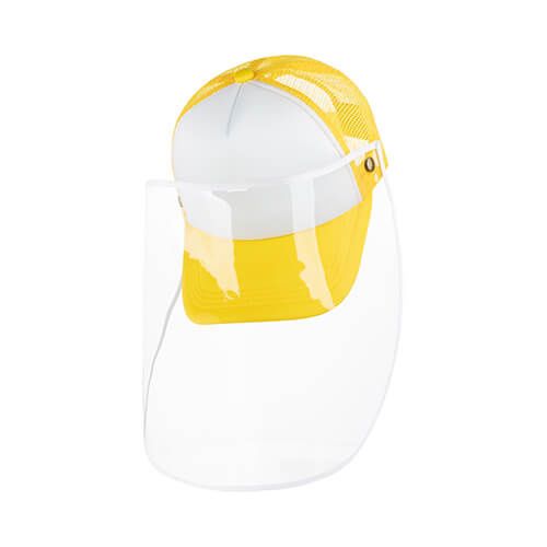 Czapka do przyłbicy do sublimacji - żółta zdjęcie 3