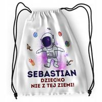 Plecak Sportowy Szkolny Sebastiana Syna Dziecka Z Nadrukiem Ze Zdjęciem