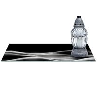 SZKLANA PODSTAWKA POD ZNICZE z dedykacją 60x30cm Smuga 152d