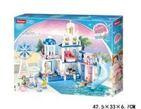 KLOCKI SLUBAN GD Willa nad morzem z basenem 446 kompatybilne z LEGO