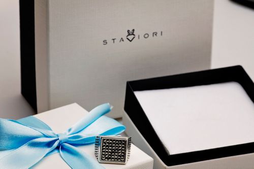 Staviori Sygnet Markazyty Srebro PDM4402 na Arena.pl