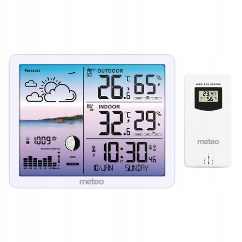 Stacja pogodowa METEO SP107 biała na Arena.pl