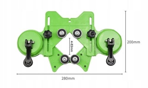Prowadnica koronek otwornic przymiar 2 przyssawki na Arena.pl
