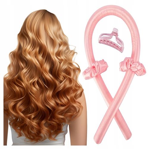 Wałek do kręcenia włosów Opaska do loków Lokówka na noc SATYNOWY PAPILOTY na Arena.pl