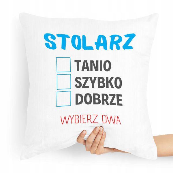 Poduszka Stolarza Tanio Szybko Dobrze Wybierz Dwa Z Nadrukiem Ze Zdjęciem zdjęcie 1